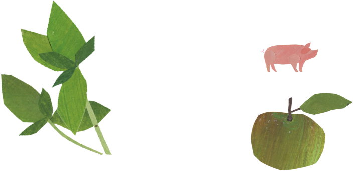 British Pork, Beetroot, And Bramley Apple With Spinach, - Illustration (703x341)