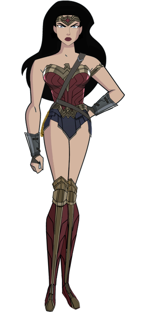 Updated Dawn Of Justice Wonder Woman Jlu Style By Alexbadass - Wonder Woman Justice League Unlimited Png (669x1195)