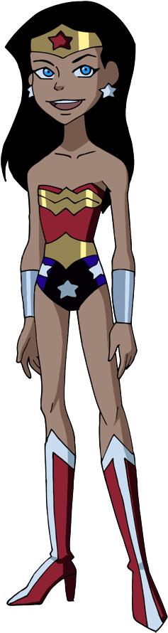 Kid Wonder Woman By Glee-chan - Mulan In High School (312x912)