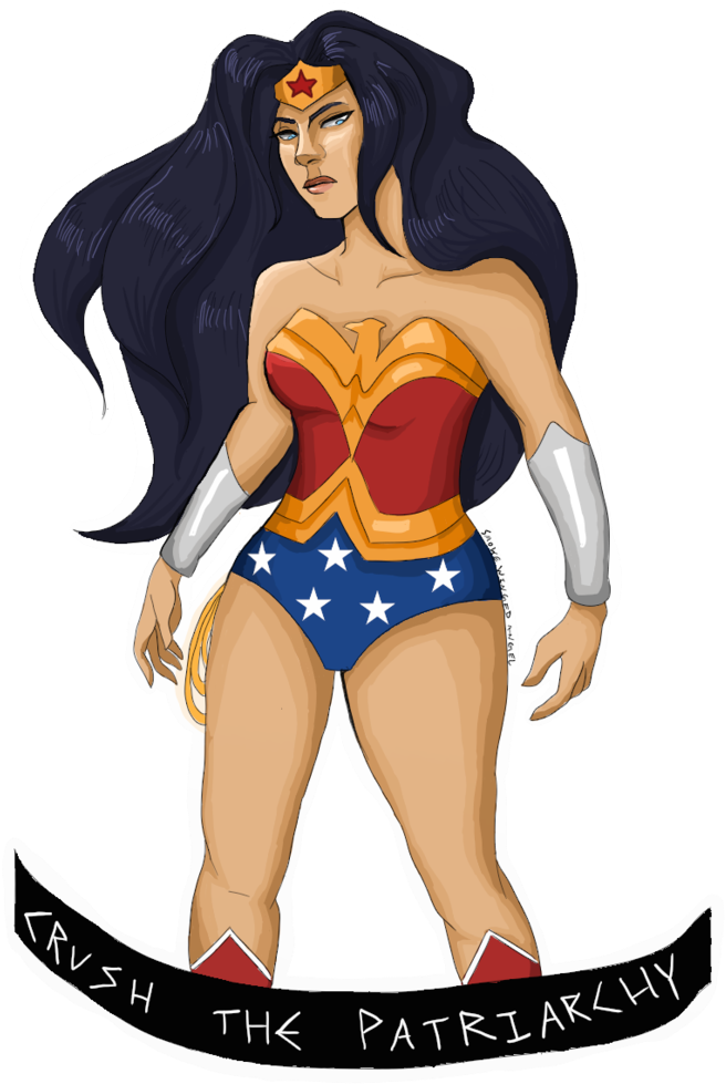 Feminist Wonder Woman By Smokewingedangel - Comics (774x1032)