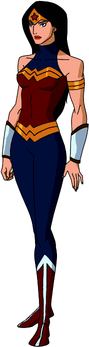 New Earth Wonder Woman Animated By Kyomusha - Wonder Woman Dc Animated (400x800)