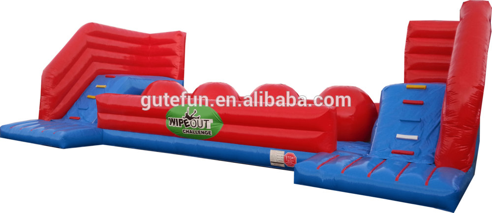 Party Events Big Baller Inflatable Wipeout Challenge - Inflatable (1000x433)