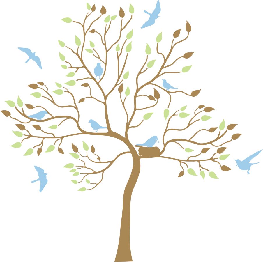 If You Are Not Very Fond Of Singing, Then Maybe, You - Trading Phrases Large Nest Tree Wall Decal (903x900)