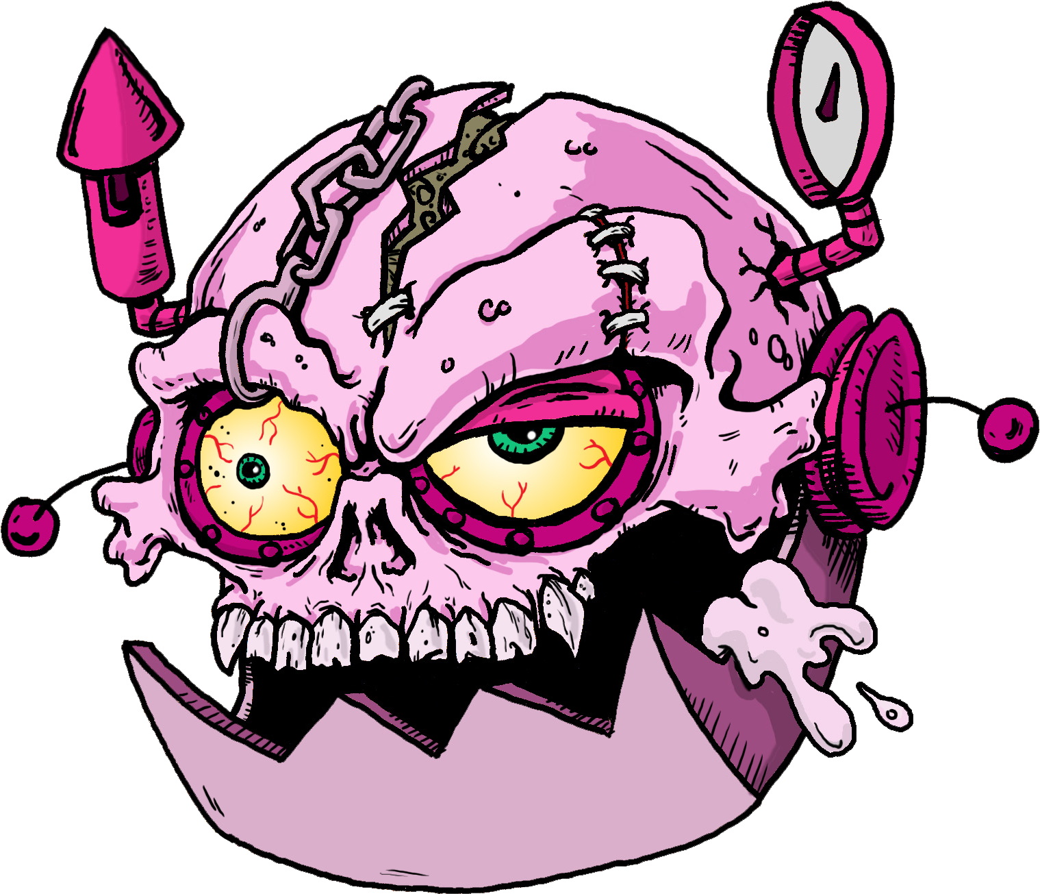 Cereal Ball Monster Design Tshirt Idea - Cereal Ball Monster Design Tshirt Idea (1584x1368)