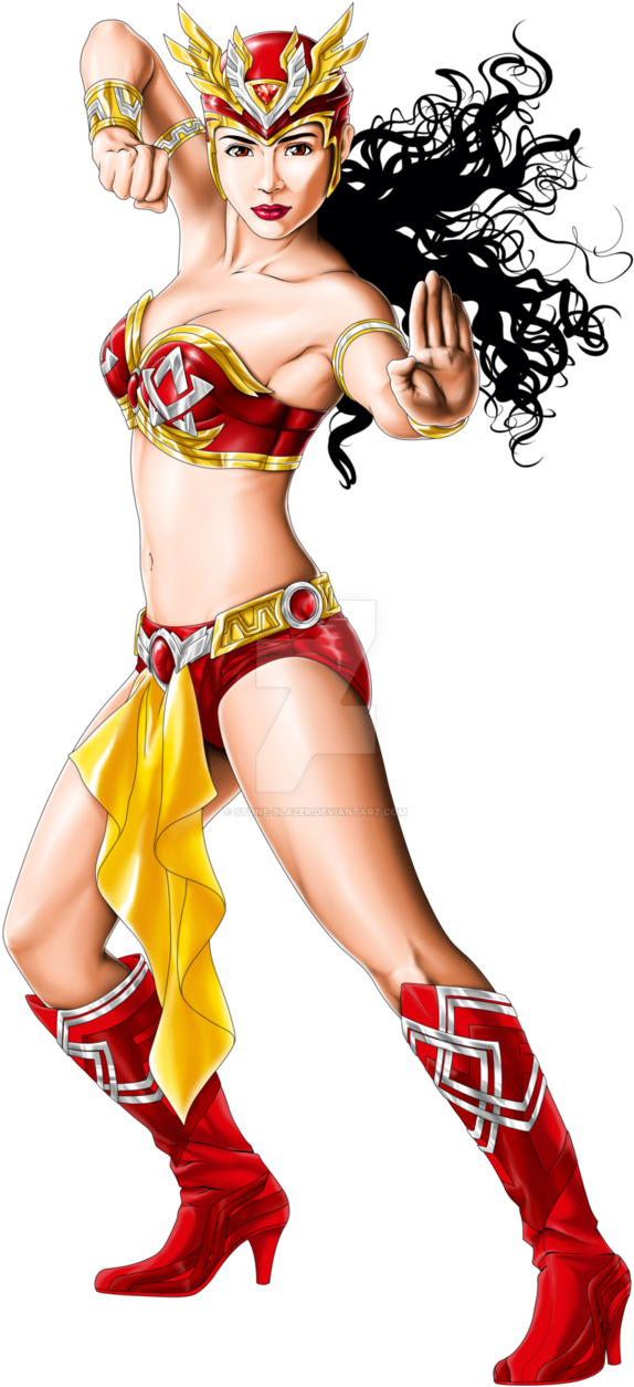Darna By Stone-blazer - Angel Locsin Vs Marian Rivera (626x1277)