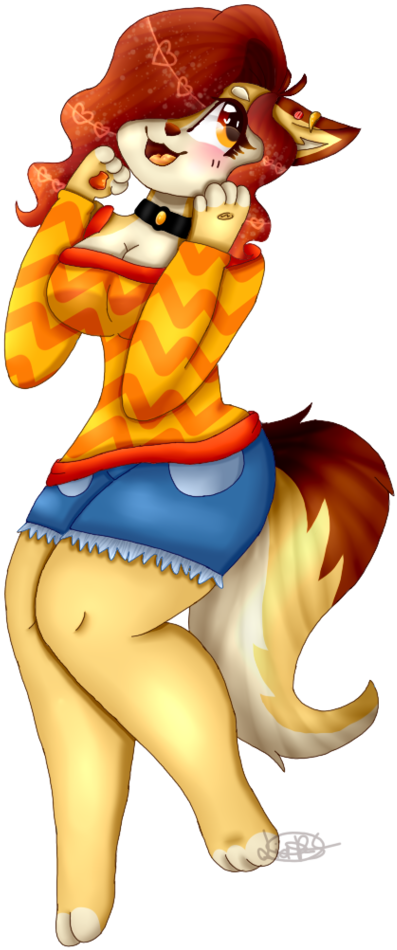Art Trade Lolaflower Flame By Ohyukiharu - Cartoon (747x1070)