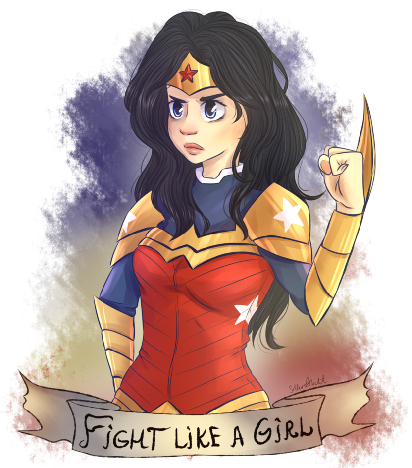 Wonder Woman By Silbersternenlicht - Cartoon (833x958)