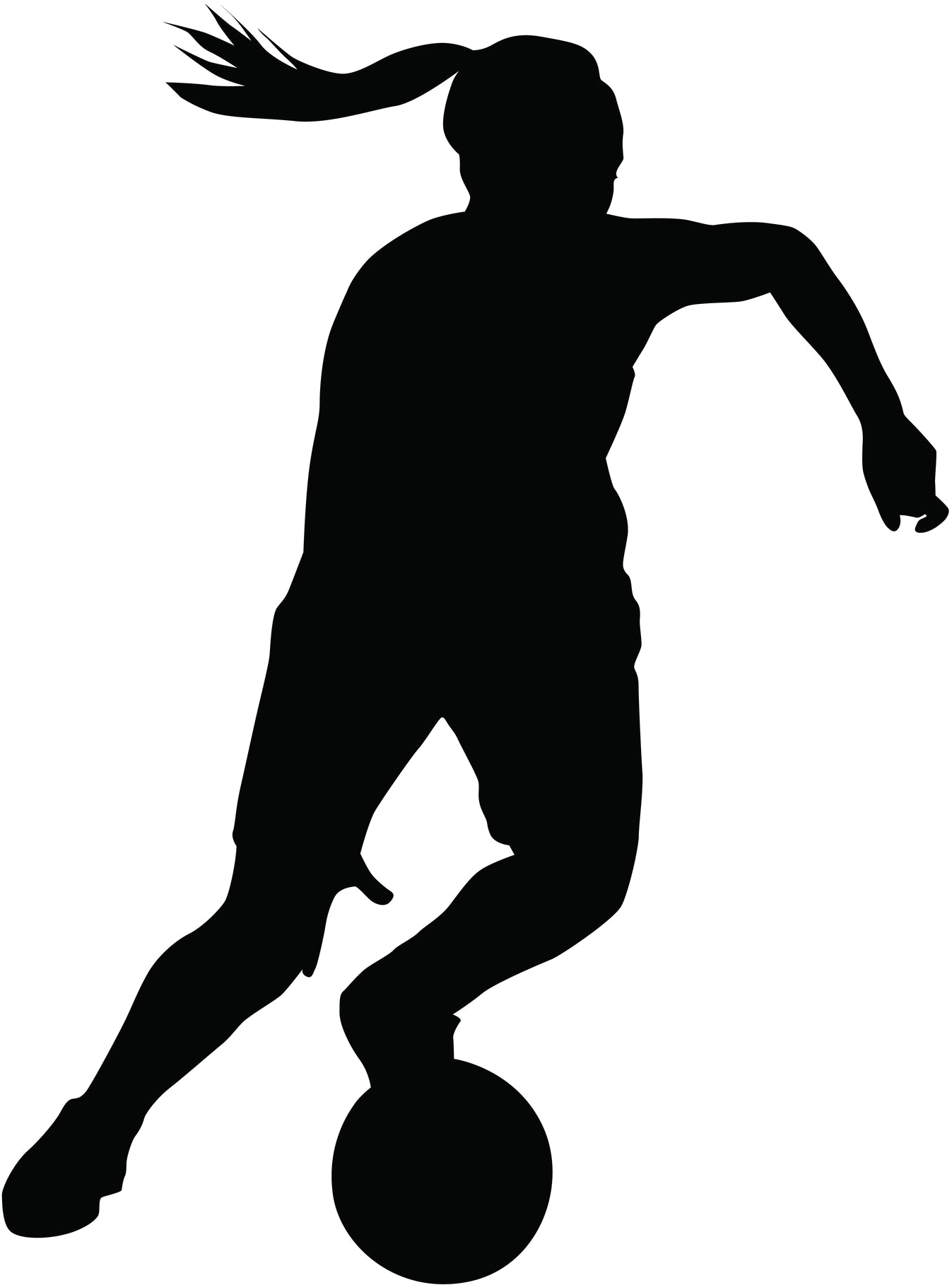 Whiteford Morenci Girls Basketball Game Postponed Â€“ - Silhouette Girl Playing Basketball (2048x2048)