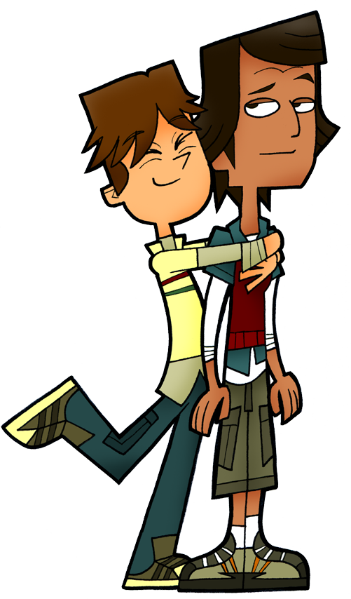 Noco Hug By Zphal - Total Drama Noah And Cody Devianart (501x854)