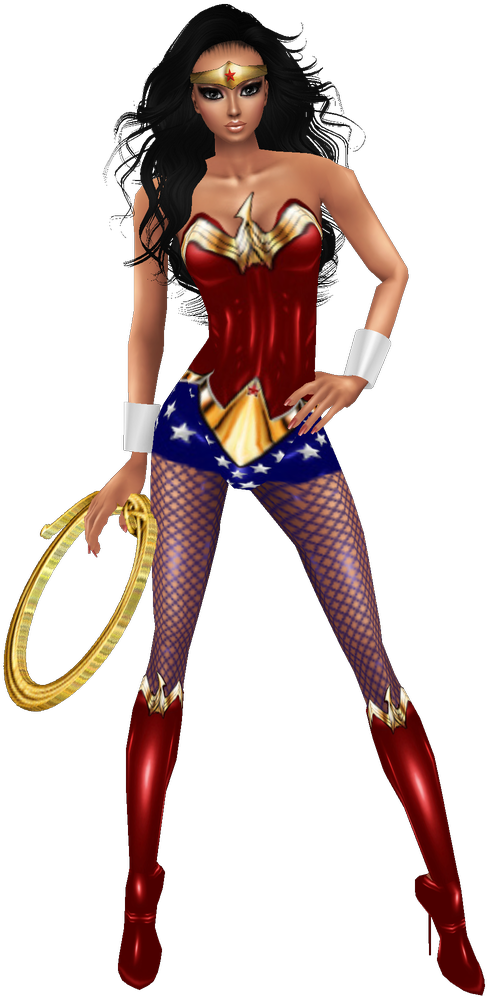 Wonder Woman V2 Captured Inside Imvu - Wonder Woman (744x1024)