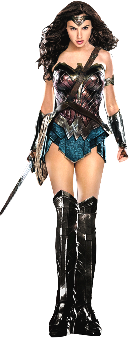 Wonder Woman Vertical Png Picture - Wonder Woman Gal Gadot Costume (446x1163)
