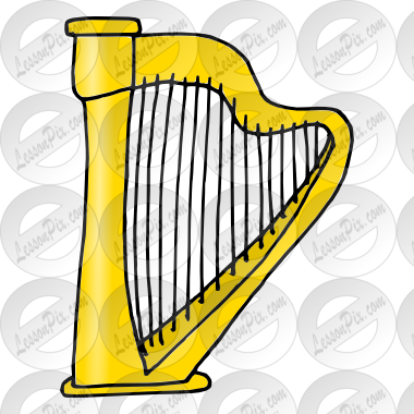 Golden Harp Picture - Harp (380x380)