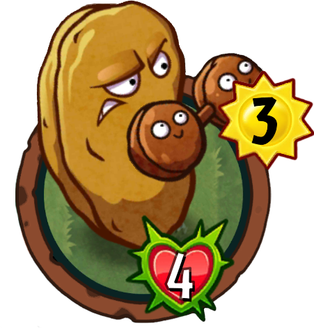 Health-nut - Plants Vs Zombies Heroes Pecanolith (451x471)