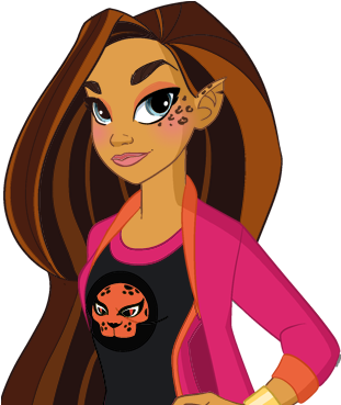 Class Is In Session, So Join The Dc Super Hero Girls - Dc Superhero Girls Cheetah (310x392)