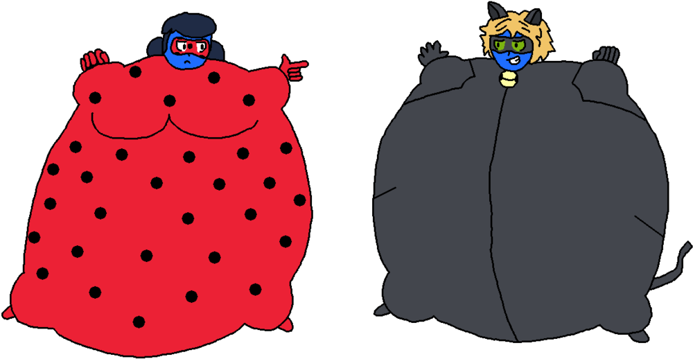 Miraculous Blueberries By Manpersonguy - Miraculous Ladybug Blueberry Inflation (1024x768)