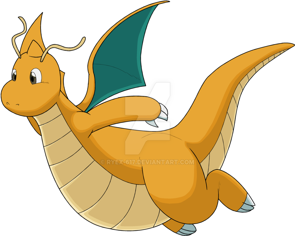 Practice Dragonite Color By Ryex-617 - Cartoon (1024x823)