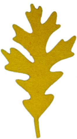 White Oak Leaves - Yellow (315x500)