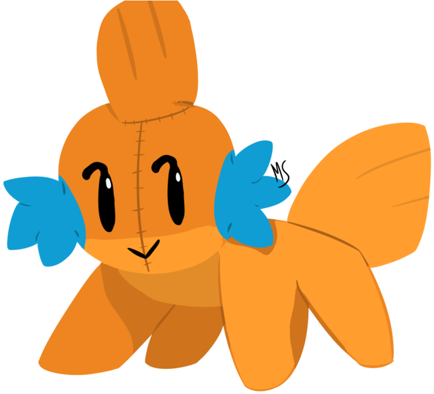 [req] Color Swapped Mudkip By Xmonotone - Drawing (994x803)