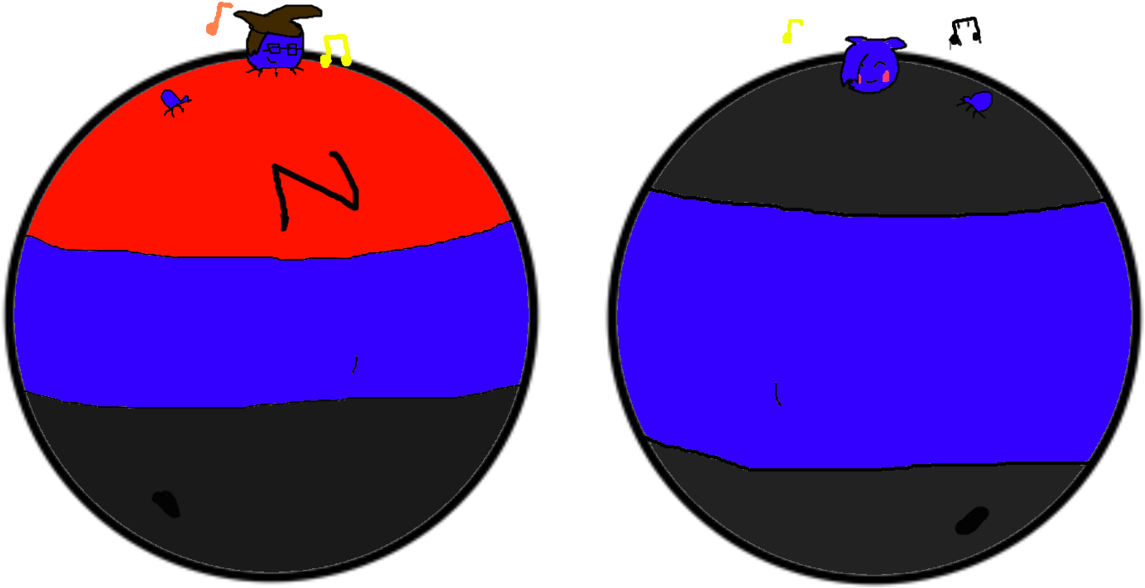 Blueberry Nick And Flatey By Spongecat1 - Rambu Dilarang Masuk (1276x626)