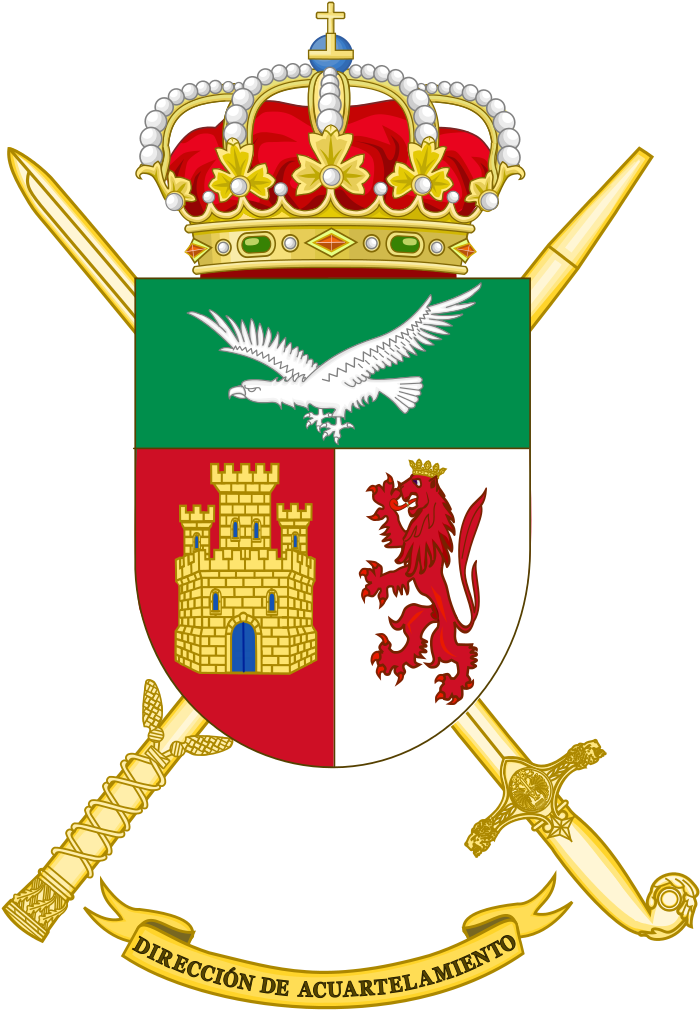 Spanish Army Barracks Direction - Escudos De La V Región Militar (716x1024)