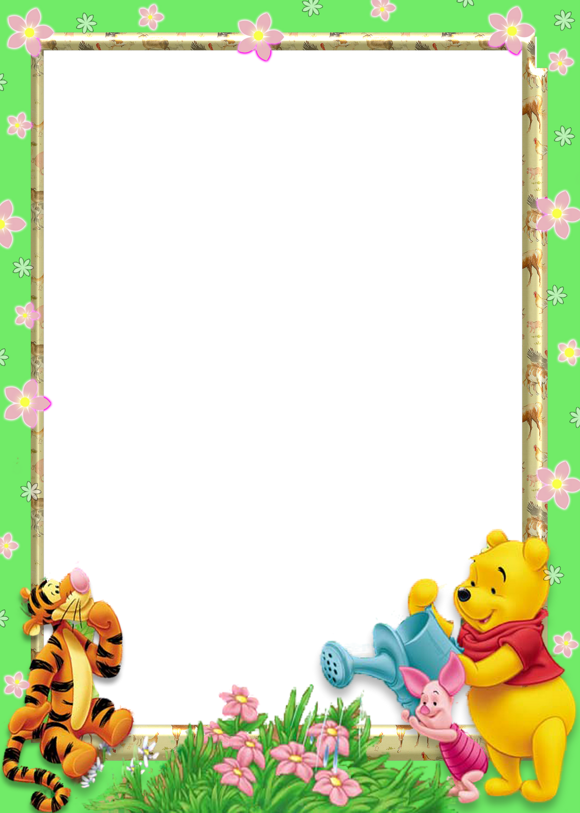 Marcos De Winnie Pooh Bebé Para Fotos - Winnie The Pooh And Friends (1142x1600)