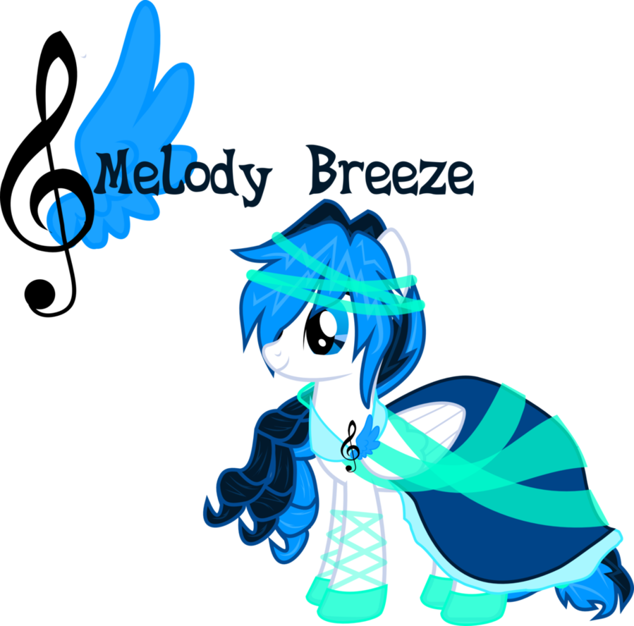 Melody Breeze Gala By Asdflove - Clave De Sol (899x888)