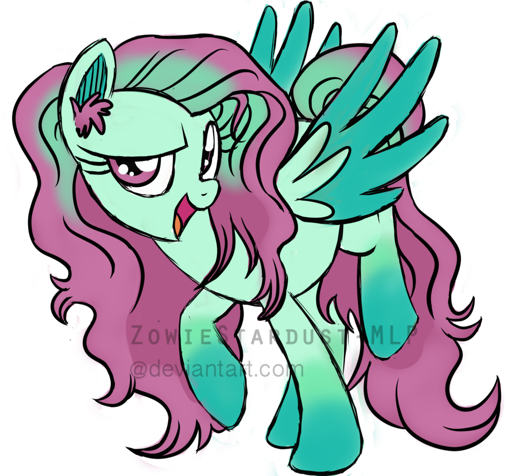 Berry Breeze Gift Art By Zowiestardust-mlp - Cartoon (1024x935)