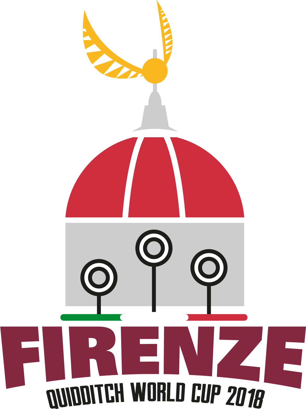 Logo Quidditch Firenze - Iqa World Cup 2018 (1177x1570)