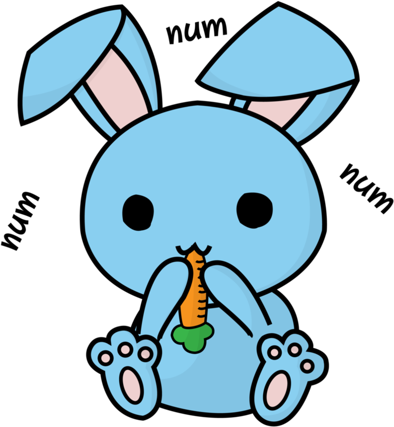 Drawn Rabbit Chibi - Chibi Bunny (894x894)