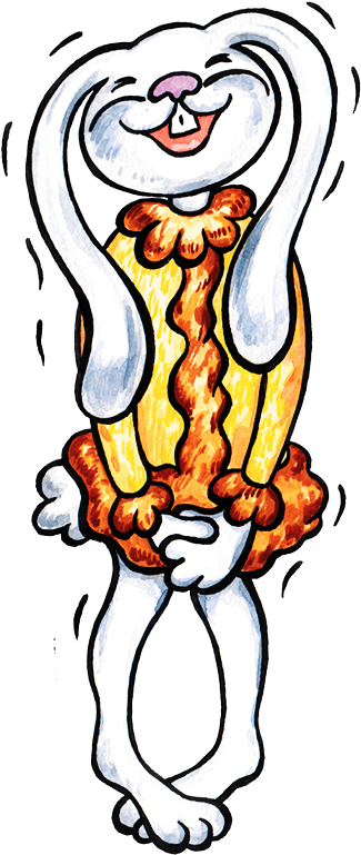 Super Cute Rabbit Shy Smile - Super Cute Rabbit Shy Smile (800x800)