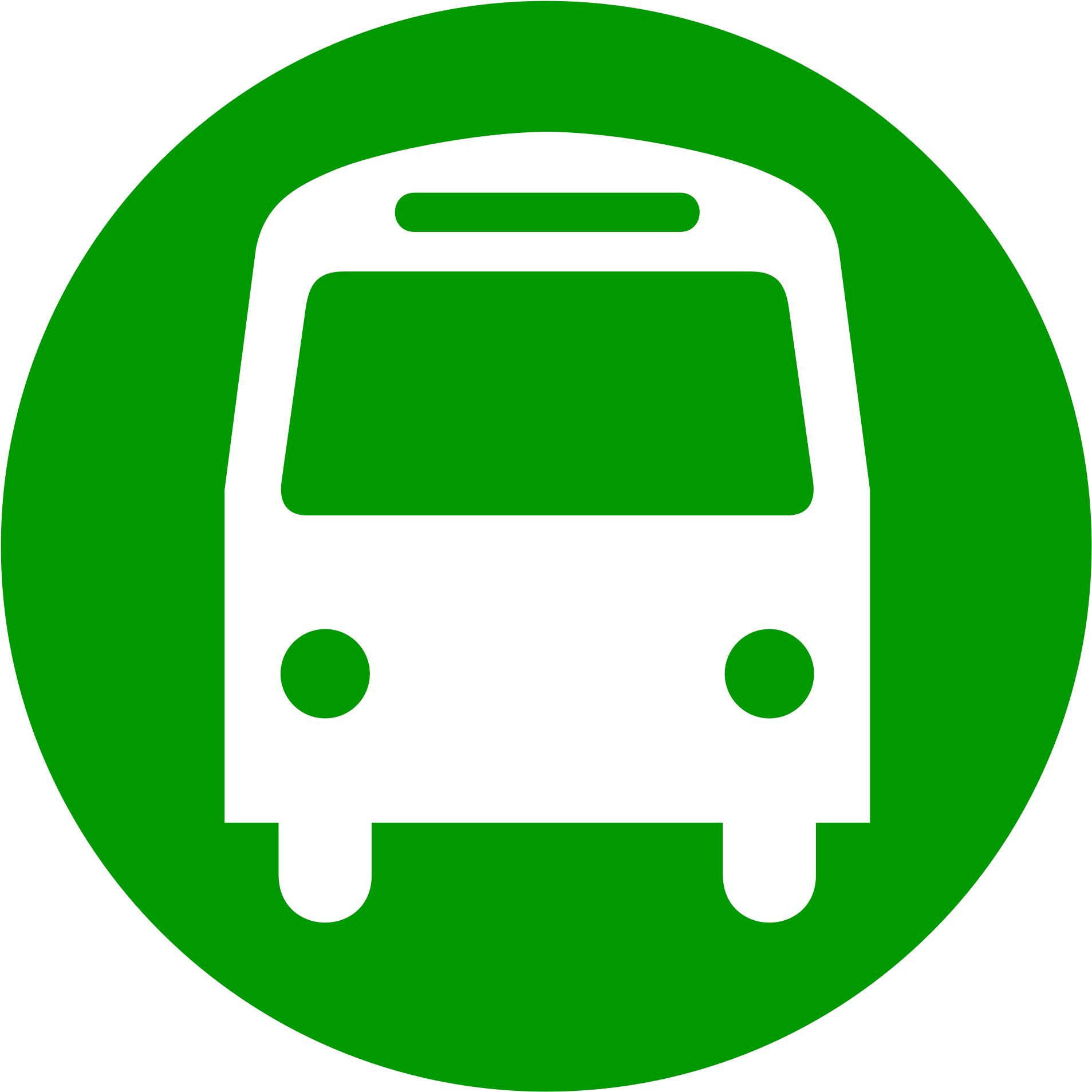 Icon Transfer - Bus Circle Logo (2000x2000)