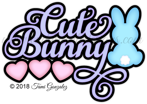 Cute Bunny Title - Rabbit (600x600)