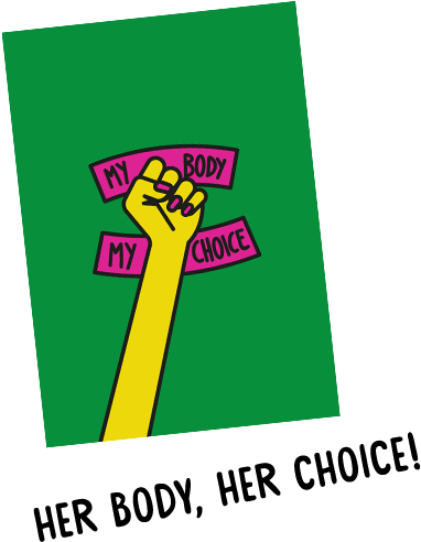 My Body My Choice Poster Animation - Animation (409x512)