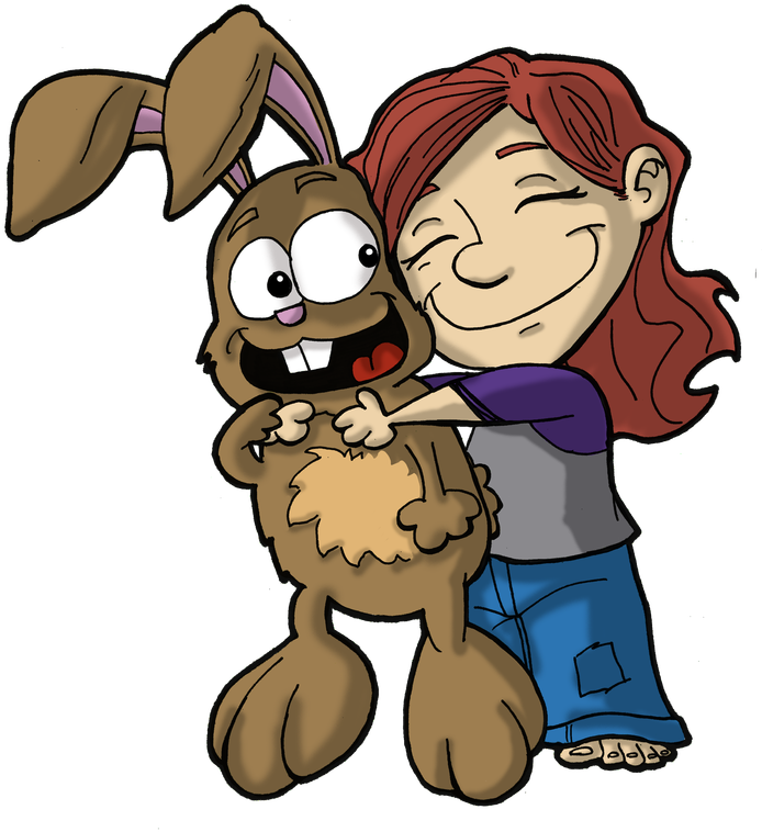 Puppy Rabbit Clip Art - Puppy Rabbit Clip Art (800x800)