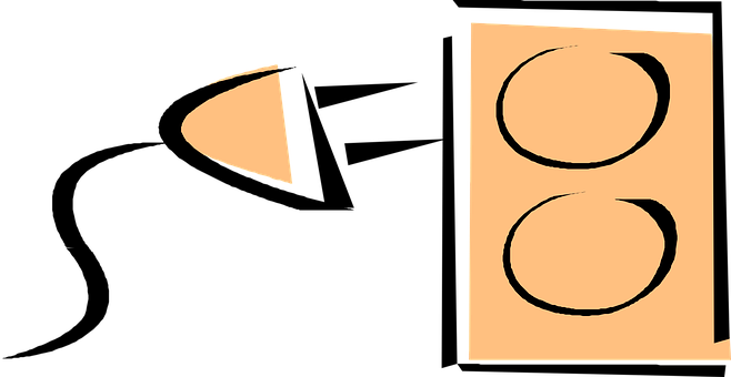 Plug Socket Adapter Wire Electricity Elect - Animated Plug And Outlet (658x340)