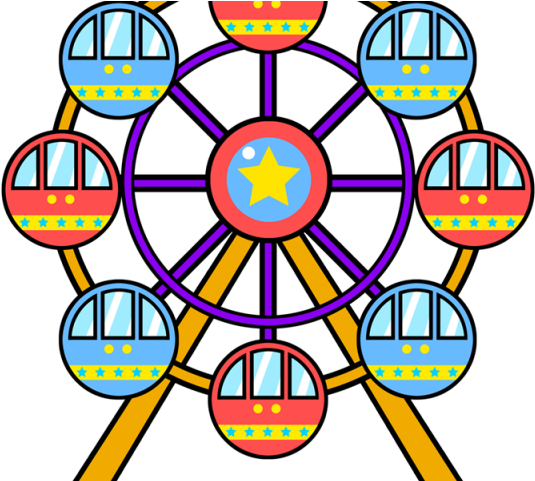 Ferris Wheel Cartoon - Ferris Wheel Cartoon Drawing (640x480)