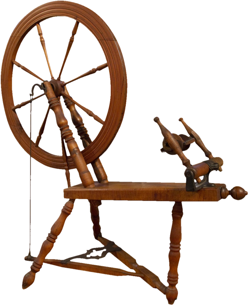 View Full Size - Free Clipart Spinning Wheel (900x1099)