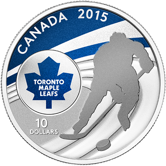 Fine Silver Coin - Toronto Maple Leaf Silver (570x570)