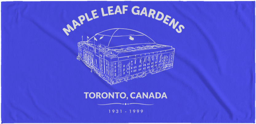 Retro Maple Leafs Gardens Beach Towel - Maple Leaf Gardens (900x900)