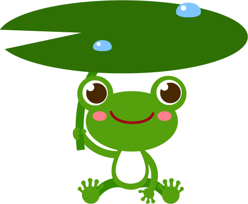 Sapos & Ratos - 蓮 の 葉 蛙 (490x404)