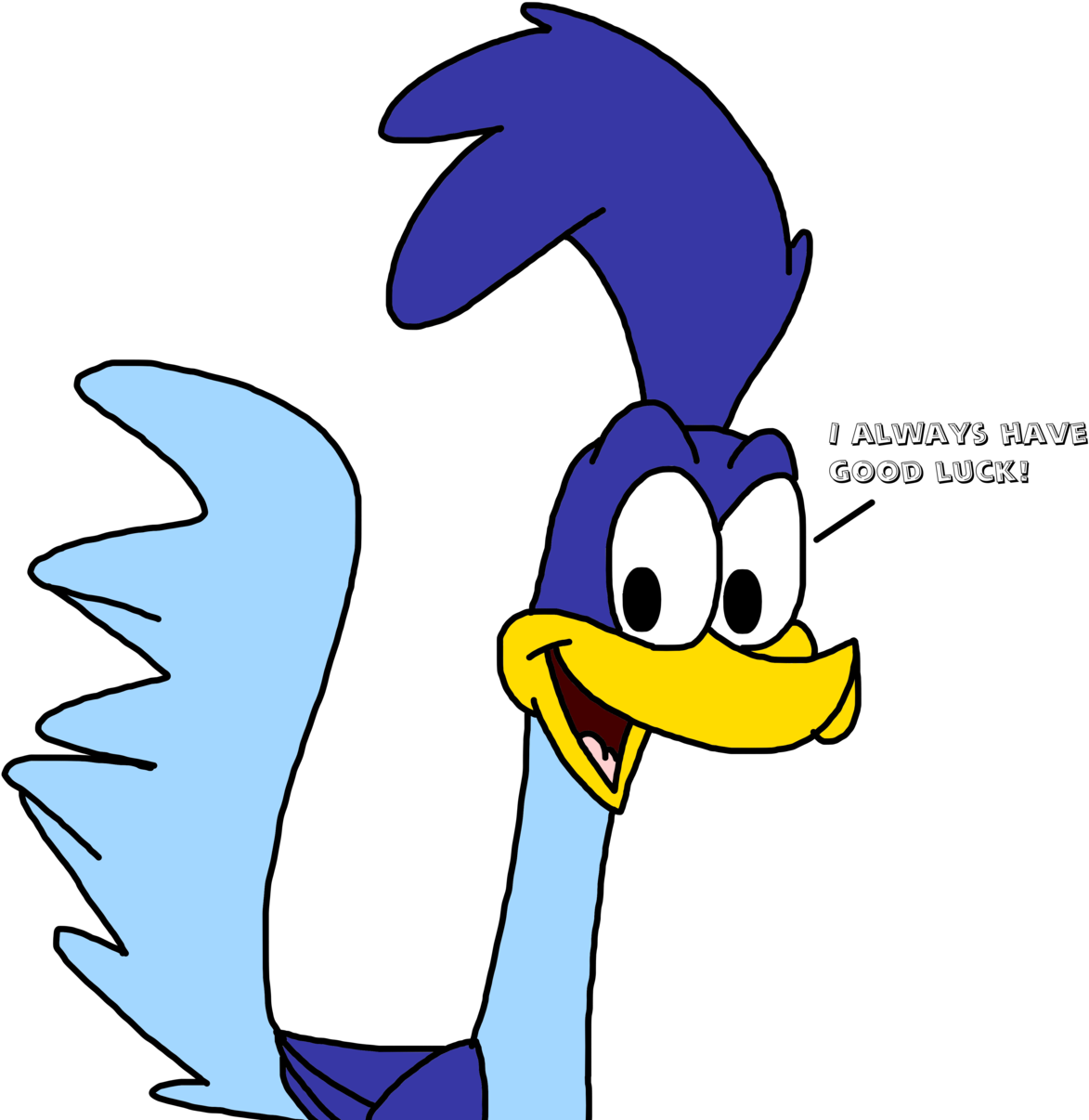Road Runner Speaks By Marcospower1996 - Cartoon (1600x1600)