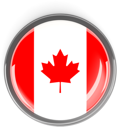 Illustration Of Flag Of Canada - Canada Flag Button Png (640x480)