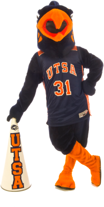 Utsa Roadrunner Clipart - Utsa Roadrunner (419x700)