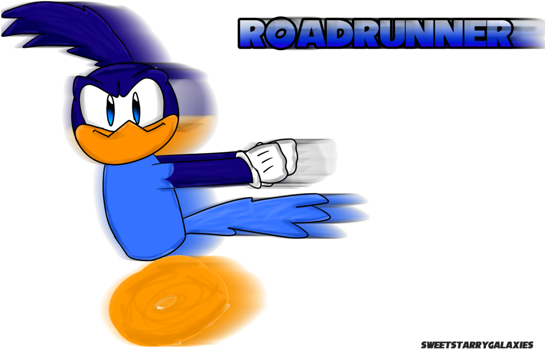 Roadrunner By Sweetstarrygalaxies - Cartoon (1095x730)