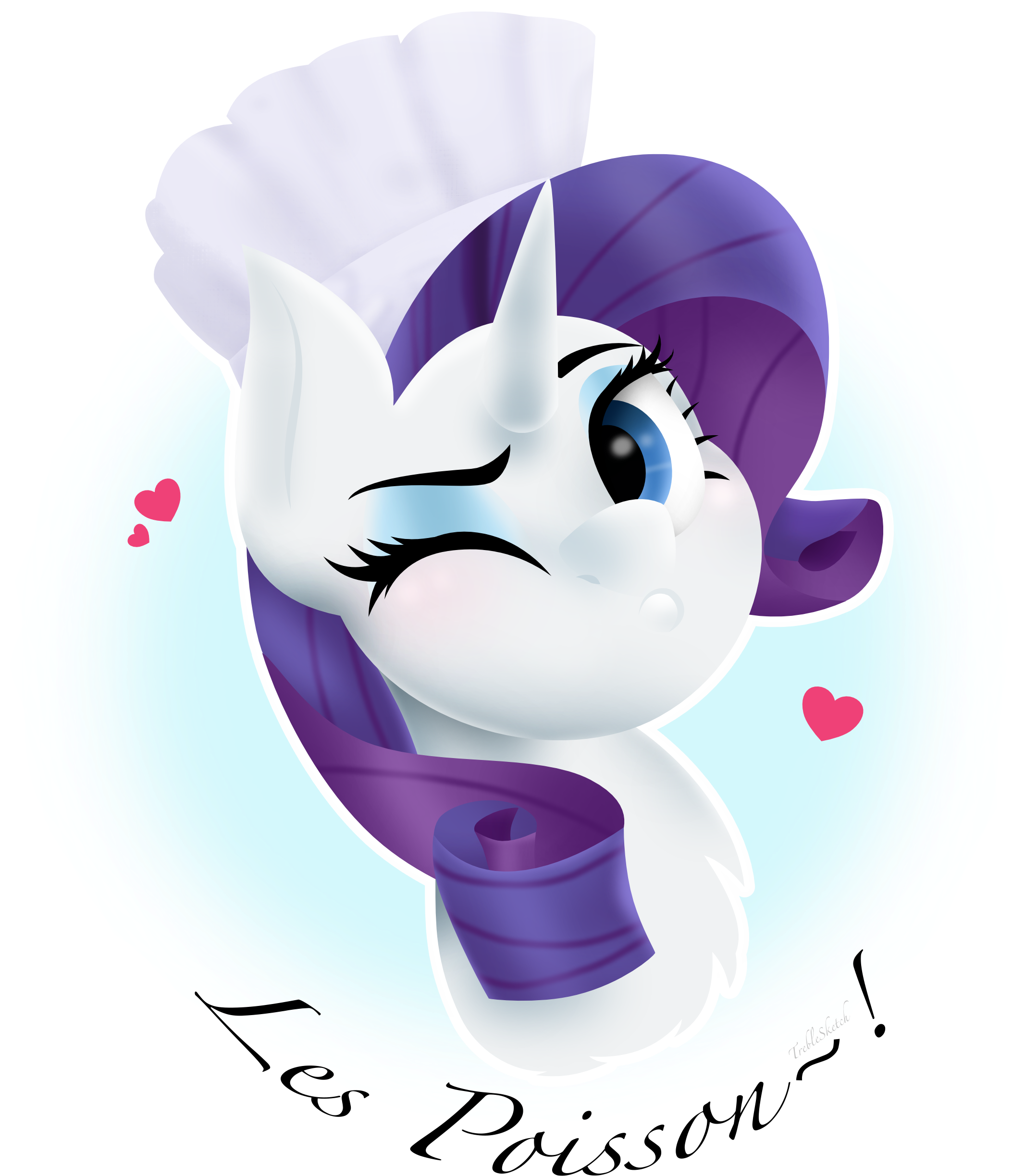 Chef Rarity By Treblesketchofficial Chef Rarity By - Cartoon (3264x3264)