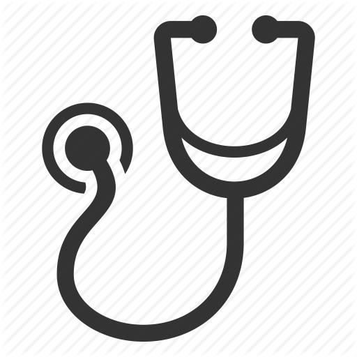 Stethoscope Outline Variant Icons - Medical Equipments Vector Png (512x512)