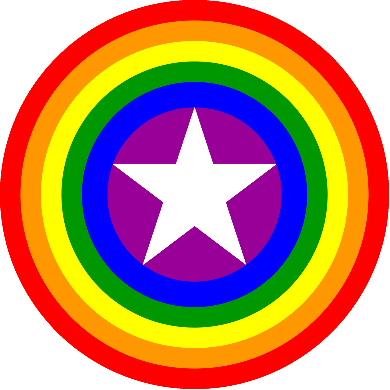 Captain America Shield Clip Art - Capitan America Logo Hd (1280x1280)