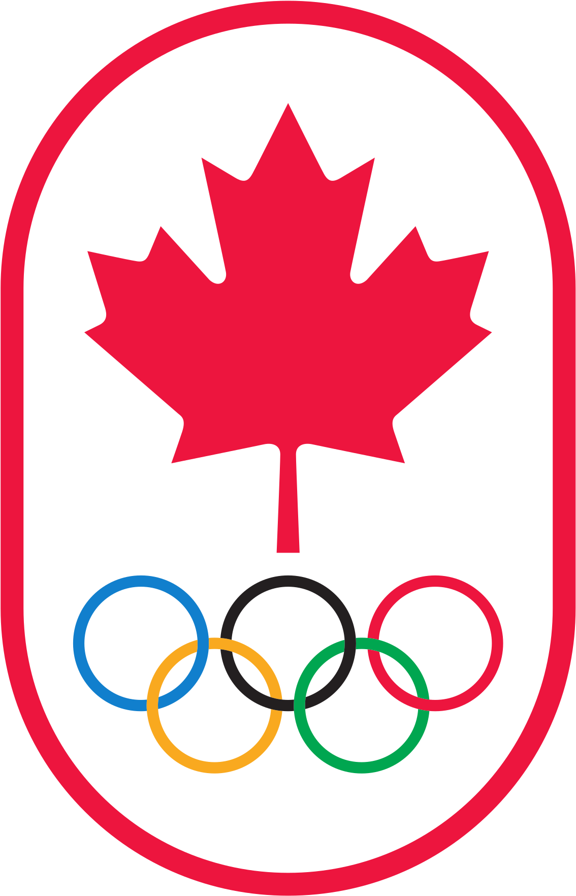 Fina Gold Coast Coc - Canadian Olympic Logo 2018 (1200x1799)