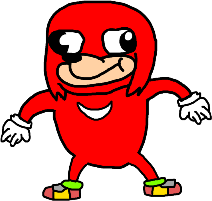 One Last Ugandan Knuckles Drawing By Kingamegamegame12 - Ugandan Knuckles Transparent Background (894x894)