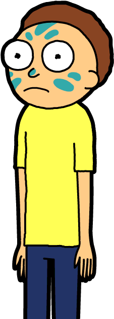 War Paint Morty - Pocket Mortys Reptile Morty (300x650)